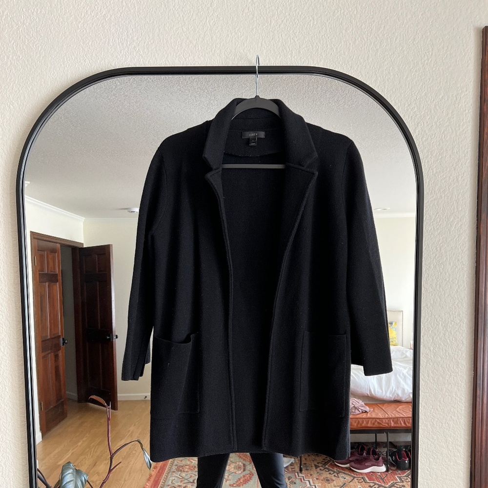 J. Crew Sweater Blazer